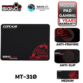 COINSคืน15%⚡FB9JMZV6⚡ SIGNO MT-310 SPEED EDITION แผ่นรองเมาส์ GAMING MOUSE MAT รับประกันศูนย์ 1ปี