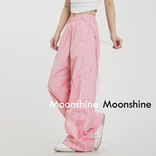 Moon  กางเกงขายาว คาร์โก้ กางเกง เชือกอเมริกันคลาสิค Cargo pants 2023 NEW Comfortable สบาย ทันสมัย พิเศษ A90M05Y 36Z230909