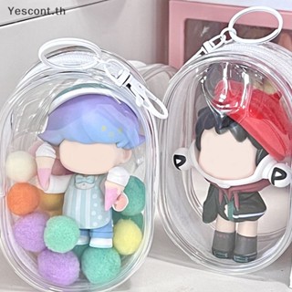 Yescont กระเป๋าตุ๊กตา PVC ใส สําหรับใส่จัดเก็บตุ๊กตาการ์ตูน