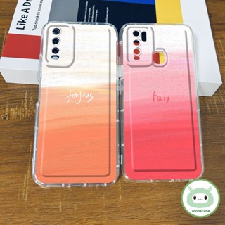 เคสโทรศัพท์มือถือแบบนิ่ม TPU ใส กันกระแทก ลาย Vivo ไล่โทนสี สําหรับ Vivo Y17 Y15 Y11 Y12 Y12i Y20S Y20G Y20 Y12S Vivo Y11s Vivo Y20A Y20G Vivo Y91 Vivo Y95 Vivo U1 Y1S