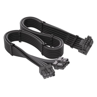 โมดูลพาวเวอร์ PCIE 5.0 12VHPWR Dual 8Pin Male To 16pin(12+4p) Male Straight or Angle Elbow GPU Power Cable 18AWG สําหรับ RTX 40 RTX4000 RTX4080 RTX4090 Series