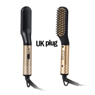 Ceramic Men Electric Beard Hair Straightening Brush Comb Styling Heat Multi Function Perm Artifact Hair Curling Iron