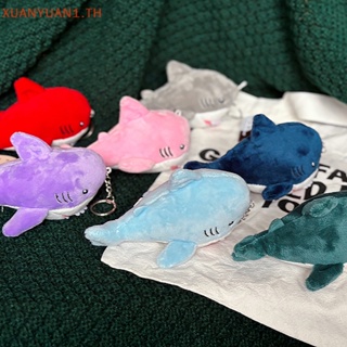 Xuan พวงกุญแจ จี้ตุ๊กตาปลาฉลามน่ารัก ขนาดเล็ก สําหรับแขวนกระเป๋า ของขวัญวันเกิด