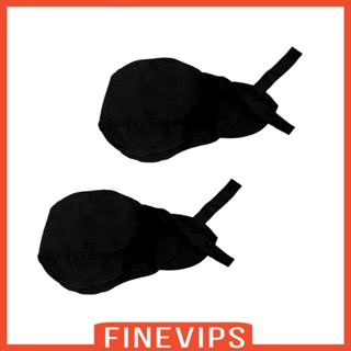 [Finevips] หมวกเชฟ พร้อมเนคไทน์ สําหรับร้านอาหาร โรงแรม ห้องครัว 2 ชิ้น