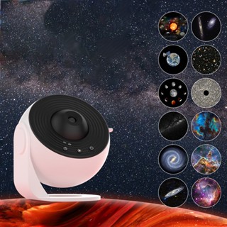 Family Shorage Globe Galaxy Projection Lamp Star Projector Night Light สำหรับห้องนอนสไตล์ขาวดำ