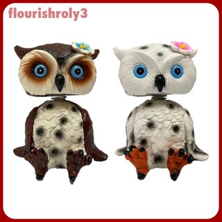 [Flourish] รูปปั้นนกฮูกจําลองน่ารัก สําหรับตกแต่งบ้าน บาร์ ทางเข้า