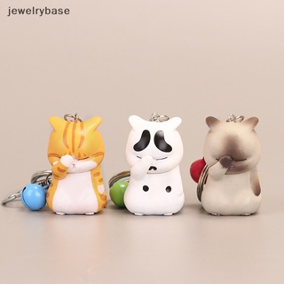 [jewelrybase] พวงกุญแจ จี้รูปแมวขี้อายน่ารัก เครื่องประดับ สําหรับห้อยกระเป๋า