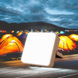 หลอดไฟ LED 1200mAh IP44 5 โหมด ชาร์จ USB สําหรับตั้งแคมป์ เต็นท์ กลางแจ้ง [Truman.th]