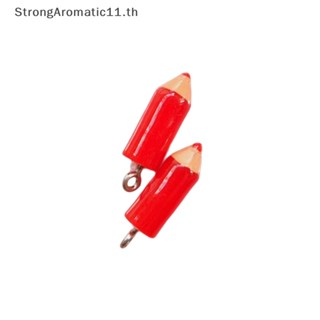 Strongaromatic หัวดินสอเรซิ่นจําลอง 10 สี สําหรับทําเครื่องประดับ สร้อยคอ ต่างหู DIY