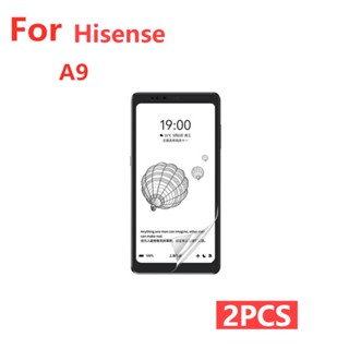 2 ชิ้น เหมาะสําหรับ For Hisense A9 HD ป้องกันรอยขีดข่วน หน้าจอ ฟิล์มป้องกันโทรศัพท์มือถือ ฟิล์มป้องกัน ฟิล์มนิ่ม