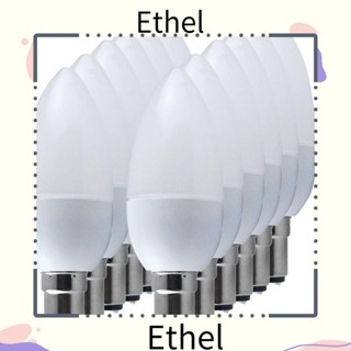 Ethel1 หลอดไฟ Led 6500k ประหยัดพลังงาน สีขาว E14 E27 3W 5W สําหรับตกแต่งบ้าน