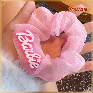 Rowans ยางรัดผมหางม้า แบบยืดหยุ่น สีพื้น สําหรับตุ๊กตาบาร์บี้