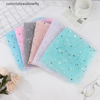 Colorfulfulswallowfly ตาข่ายลูกไม้ 6 สี สําหรับตกแต่งเล็บ