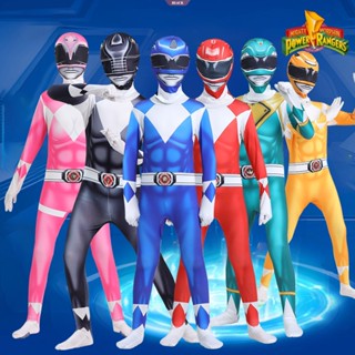 ชุดจั๊มสูทคอสเพลย์ หน้ากากคอสเพลย์ Power Ranger Morpher Superhero Samurai Sentai Shinkenger Rangers พร็อพปาร์ตี้ฮาโลวีน สําหรับผู้ชาย [BL]