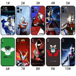 เคสโทรศัพท์มือถือ แบบใส ลาย Ultraman Seven Tiga Dyna สําหรับ iPhone X XS 12 Pro Max MZD145