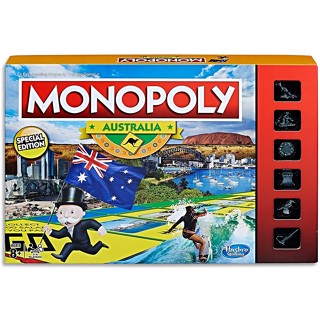 Hasbro Real Estate Tycoon Monopoly AUSTRALIA Monopoly AUSTRALIA รุ่นประจําชาติ ของแท้