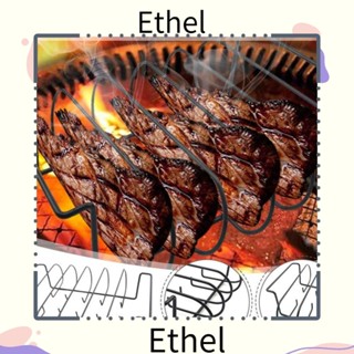 Ethel1 ตะแกรงลวดเหล็ก แบบไม่ติด สําหรับย่างสเต็ก แกะ