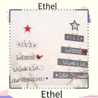 Ethel1 ของตกแต่งคริสต์มาส แบบไม้ สําหรับเด็ก