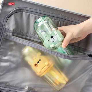 Travel Toothbrush Cup Cute Bear Toothpaste Holder Mouthwash Cup Travel Wash Cup Set Portable Toothpaste Toothpaste Holder homelove