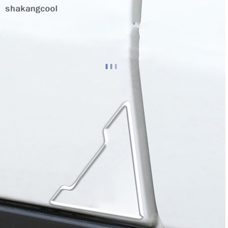 Shakangcool สติกเกอร์ซิลิโคนใส ป้องกันรอยขีดข่วน สําหรับติดมุมประตูรถยนต์ 4 ชิ้น SGL