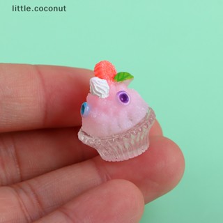 [little.coconut] ชามไอศกรีมเรซิ่น ขนาดเล็ก สําหรับตกแต่งสมุดภาพ ไอศกรีม สมูทตี้ โทรศัพท์ DIY 5 ชิ้น