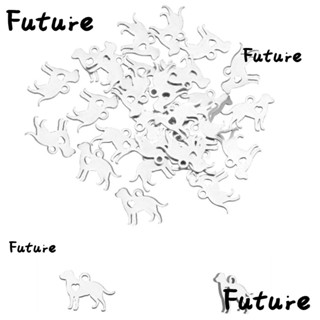 Future จี้สเตนเลส รูปหัวใจ ขนาดเล็ก 11x15.5 มม. 1.5 มม. สําหรับทําเครื่องประดับ งานฝีมือ DIY