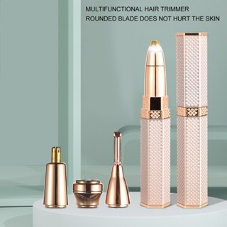HaiR Ving ที่กันจอนคิ้วไฟฟ้ากันน้ำน้ำหนักเบา 4 in 1 Body Hair Remover สำหรับผู้หญิงผู้ชาย