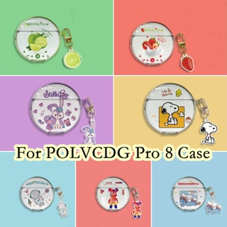 พร้อมส่ง!  เคสหูฟัง แบบนิ่ม ลายการ์ตูน สําหรับ POLVCDG Pro 8 POLVCDG Pro 8