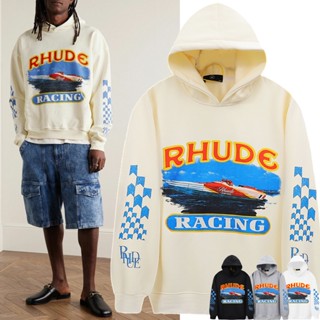 Rhude 1st เสื้อฮู้ดดี้ สําหรับเล่นเซิร์ฟ