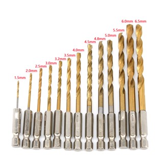 ⚡NEW 8⚡mulity use Set HSS Quick Change Plastic Titanium Coated High Steel Drill Bit