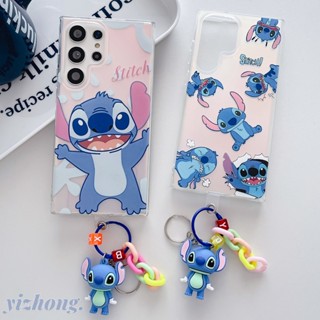 เคสมือถือ TPU แบบนิ่ม ลายการ์ตูน Stitch 3D กันกระแทก กันรอยขีดข่วน สําหรับ Samsung S22 Plus S23