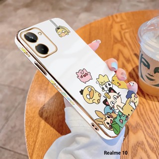 เคสโทรศัพท์มือถือแบบนิ่ม TPU กันกระแทก ลายตุ๊กตา Baokemeng หรูหรา สําหรับ Realme 10 Pro Plus 5G C55