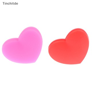 [Tinchitde] ไม้เทนนิสสั่นสะเทือน ซิลิโคนนิ่ม รูปหัวใจ 1 ชิ้น [Preferred]