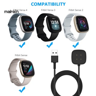 [Ma] สายชาร์จแม่เหล็ก ทนทาน สําหรับ Fitbit Versa 4 Fitbit Smartwatches Versa 3/sense 2