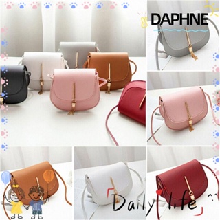 Daphne กระเป๋าสะพายไหล่ หนัง PU สีแคนดี้ แฟชั่นสําหรับสตรี