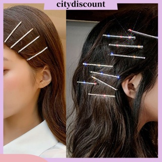 &lt;citydiscount&gt; กิ๊บติดผม ประดับพลอยเทียม แวววาว สร้างสรรค์ เครื่องประดับผม