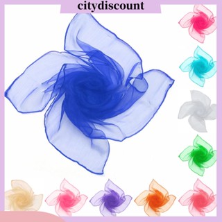 &lt;citydiscount&gt; ผ้าพันคอ ผ้าคลุมไหล่ ผ้าชีฟอง แบบนิ่ม ทรงสี่เหลี่ยม สีแคนดี้ สําหรับผู้หญิง