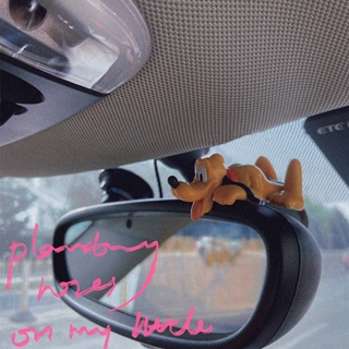 Car Rearview Mirror Decoration Dog Model Vehicle Center Console Screen Cute Doll Puppet Car Interior Ornaments Men and Women iIng