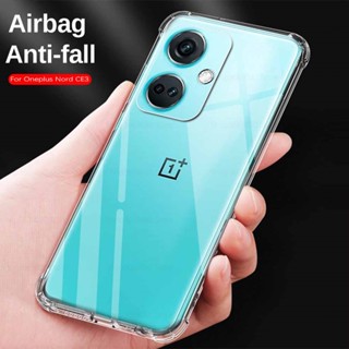 เคสโทรศัพท์ซิลิโคน TPU นิ่ม แบบใส กันกระแทก ป้องกันกล้อง สําหรับ OnePlus Nord CE3 Nord CE3 CE 3 5G 6.7 นิ้ว