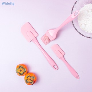 Widefig 3 ชิ้น / เซต ซิลิโคน มีดโกน เครื่องมือเบเกอรี่ DIY เค้ก เนย ครีม ไม้พาย แปรงน้ํามัน ของดี