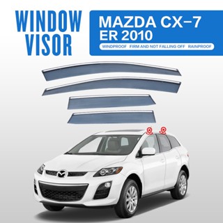 ที่บังแดดหน้าต่างรถยนต์ 4 ชิ้น สําหรับ Mazda CX-7 CX7 ER 2010+