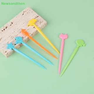 Newsandthen 20 ชิ้น / เซต ไม้จิ้มฟัน อาหารสัตว์น่ารัก การ์ตูน ไม้จิ้มฟัน เบนโตะ ส้อมผลไม้ ดี