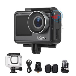 Sjcam SJ11Active กล้องแอคชั่น ขนาดเล็ก แบบพกพา 4K Ultra HD 20MP กันน้ํา กันสั่น รองรับการสตรีมมิ่งแบบสด พร้อมอะแดปเตอร์เคสกันน้ํา