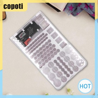 Copoti กล่องเก็บแบตเตอรี่ (พร้อมเครื่องทดสอบ) กล่องเก็บแบตเตอรี่ แบบใส พร้อมฝาปิดล็อค สําหรับบ้าน