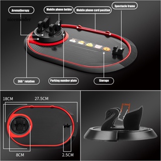 ที่วางโทรศัพท์มือถือ กันลื่น สําหรับรถยนต์ NC 360° ที่วางโทรศัพท์ซิลิโคน แบบหมุนได้ กันลื่น สําหรับติดรถยนต์