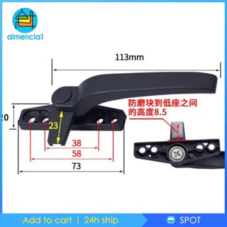 [Almencla1] อะไหล่มือจับล็อคหน้าต่าง อะลูมิเนียมอัลลอย แบบเปลี่ยน