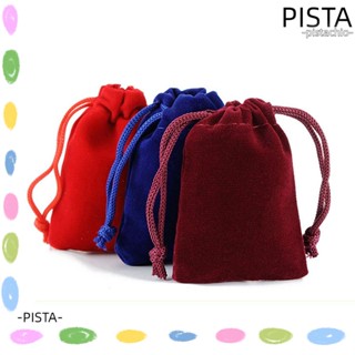 Pista ถุงผ้า สีพื้น สําหรับใส่ของขวัญคริสต์มาส