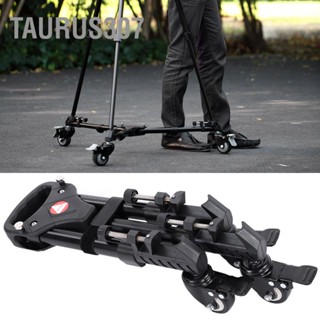 Taurus307 Kingjoy VX-600 ขาตั้งกล้องแบบพับได้ Dolly 3 Wheels Stand Pulley Base Universal Camera