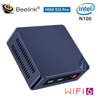 Beelink Mini S12 Pro Intel Alder Lake N100 Mini PC Windows 11 คอมพิวเตอร์ตั้งโต๊ะเกมเมอร์