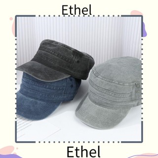 Ethel1 หมวกทหาร ผู้ชาย ผู้หญิง ลําลอง หมวกตกปลา หมวกกันแดด